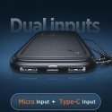 Powerbank Usams US-CD150 10000 mAh Juodas