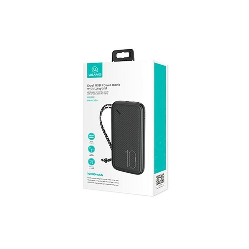 Powerbank Usams US-CD150 10000 mAh Black – 2