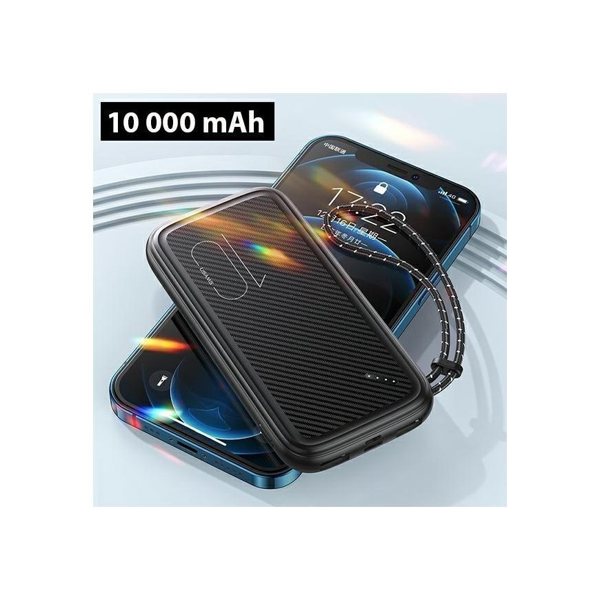 Powerbank Usams US-CD150 10000 mAh Black – 4