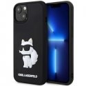 Karl Lagerfeld case for iPhone 14 Plus 6.7" KLHCP14M3DRKHNK black hardcase 3D Rubber Choupette NFT Karl Lagerfeld case for iPhone 14 Plus 6.7" KLHCP14M3DRKHNK black hardcase 3D Rubber Choupette NFT