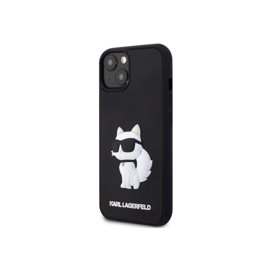Karl Lagerfeld dėklas, skirtas iPhone 14 Plus 6,7" KLHCP14M3DRKHNK juodas hardcase 3D Rubber Choupette NFT – 2