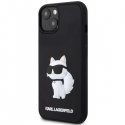 Karl Lagerfeld case for iPhone 14 Plus 6.7" KLHCP14M3DRKHNK black hardcase 3D Rubber Choupette NFT Karl Lagerfeld case for iPhone 14 Plus 6.7" KLHCP14M3DRKHNK black hardcase 3D Rubber Choupette NFT