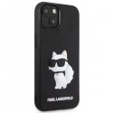 Karl Lagerfeld case for iPhone 14 Plus 6.7" KLHCP14M3DRKHNK black hardcase 3D Rubber Choupette NFT Karl Lagerfeld case for iPhone 14 Plus 6.7" KLHCP14M3DRKHNK black hardcase 3D Rubber Choupette NFT