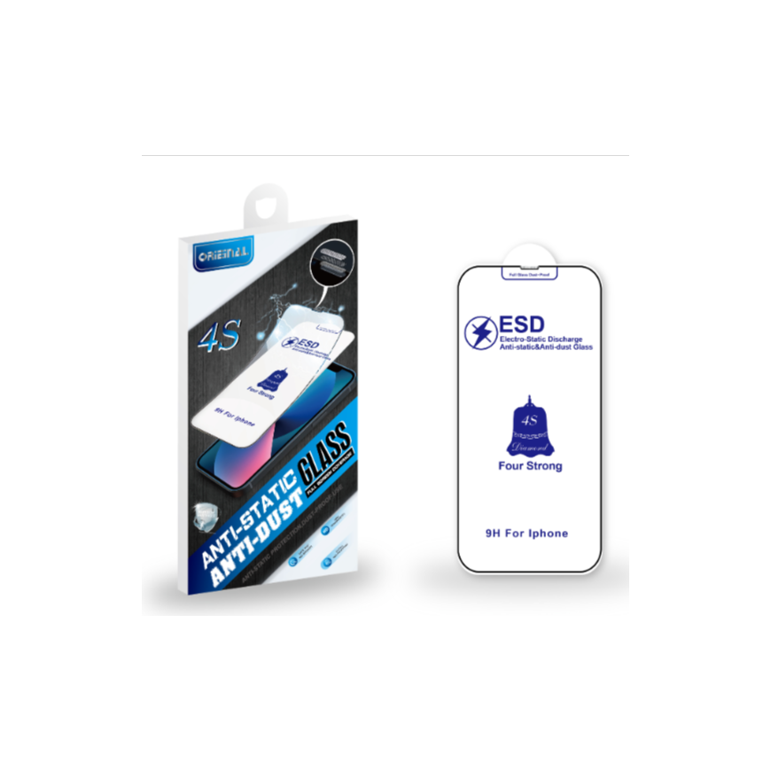 Fusion ESD Anti-Static Dust Proof tempered glass for Apple iPhon – 2