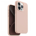 Uniq Lino Hue iPhone 15 Pro 6.1" case Magclick Charging pink / blush pink Uniq Lino Hue iPhone 15 Pro 6.1" case Magclick Charging pink / blush pink