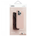 Uniq Lino Hue iPhone 15 Pro 6.1" case Magclick Charging pink / blush pink Uniq Lino Hue iPhone 15 Pro 6.1" case Magclick Charging pink / blush pink