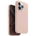 Uniq Lino Hue iPhone 15 Pro 6.1" case Magclick Charging pink / blush pink Uniq Lino Hue iPhone 15 Pro 6.1" case Magclick Charging pink / blush pink