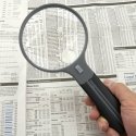 Carson Split Handle magnifier 3.5x Black, Transparent Carson Split Handle magnifier 3.5x Black, Transparent