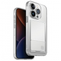 Case Uniq Air Fender ID iPhone 15 Pro 6.1" case nude transparent Cardslot Case Uniq Air Fender ID iPhone 15 Pro 6.1" case nude transparent Cardslot