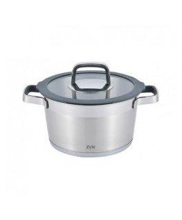 Induction pot with lid Zyle ZY12718CS