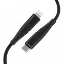 Fusion Fishbone USB-C to Lightning cable 30W | 3A | 1.5m black Fusion Fishbone USB-C to Lightning cable 30W | 3A | 1.5m black