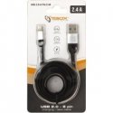 Fusion Fishbone USB-C to Lightning cable 30W | 3A | 1.5m black Fusion Fishbone USB-C to Lightning cable 30W | 3A | 1.5m black