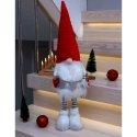 Saska Christmas MIKOŁAJ DEKORACYJNY ZE SREBRNYMI GWIAZDKAMI NA TELESKOPOWYCH NOGACH 50-70CM BALTA Saska Christmas MIKOŁAJ DEKORACYJNY ZE SREBRNYMI GWIAZDKAMI NA TELESKOPOWYCH NOGACH 50-70CM BALTA