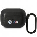 Dėklas BMW BMAP22PVTK AirPods Pro dangtelis juodas/juodas Odinė išlenkta linija Dėklas BMW BMAP22PVTK AirPods Pro dangtelis juodas/juodas Odinė išlenkta linija
