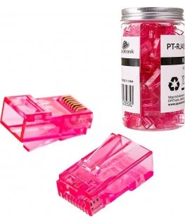 Spacetronik Plug RJ45 pass-through cat6 UTP PT-RJ456UPK-1 100pcs Spacetronik