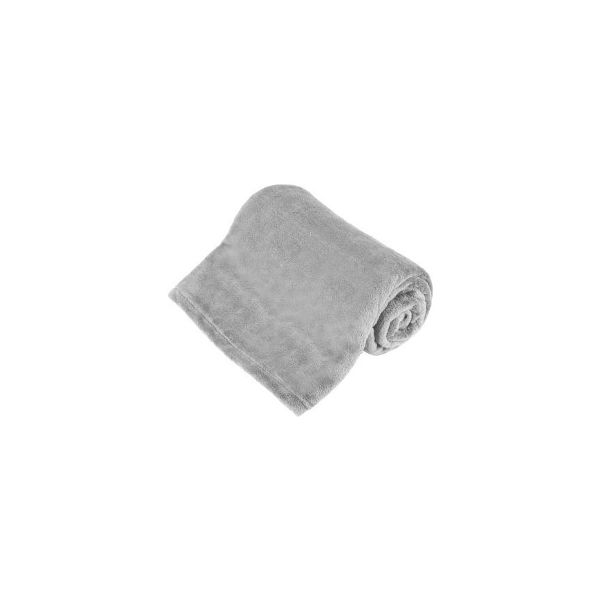 Fleece antklodė 150x200 cm TEESA - pilka – 5