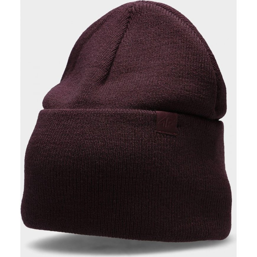 4f Winter hat H4Z22-CAM005 Burgundy size L