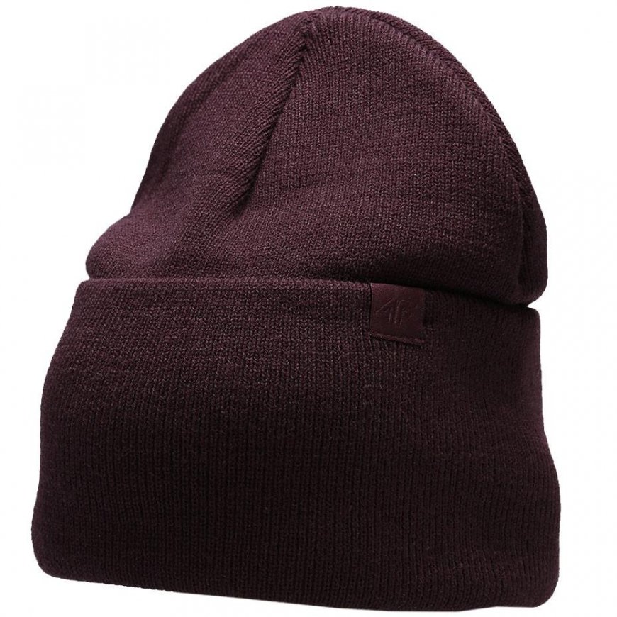 4f Žieminė kepurė H4Z22-CAM005 Burgundy dydis L – 2