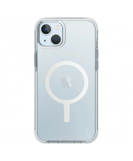 Uniq Combat iPhone 15 Plus dėklas 6.7" Magclick Įkraunama balta/blanciai balta