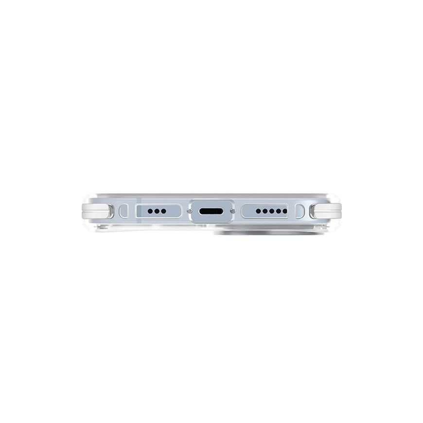 Uniq Combat iPhone 15 Plus case 6.7" Magclick Rechargeable white/white – 3