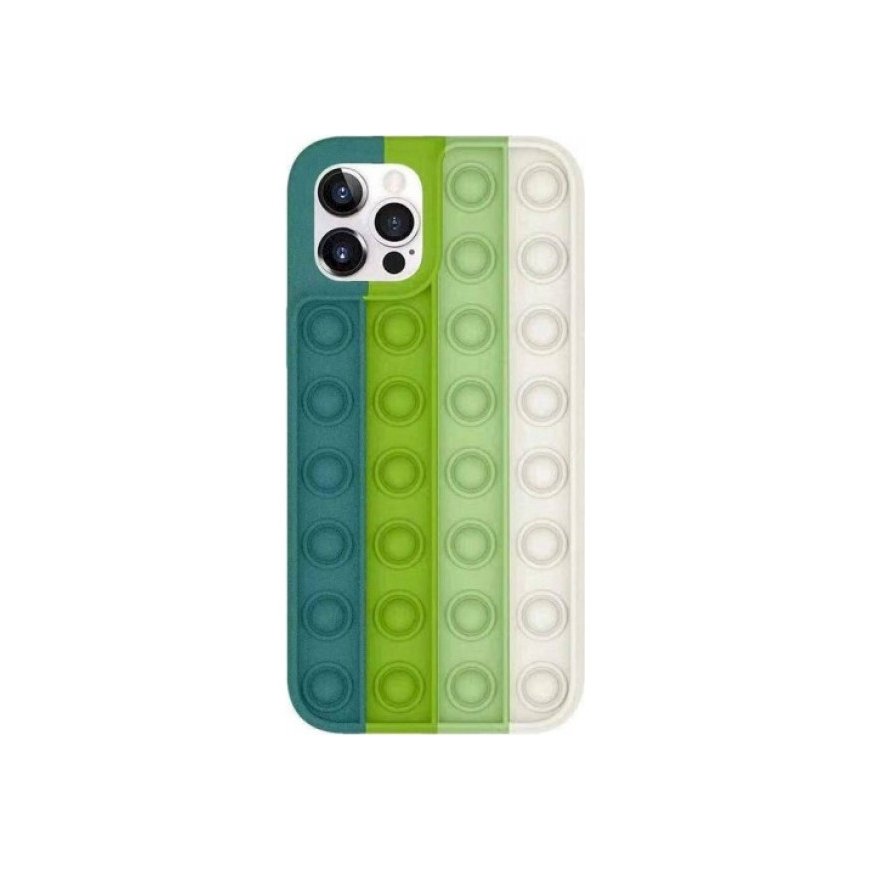 Fusion Pop it silicone case for Apple iPhone 12 Pro Max white -