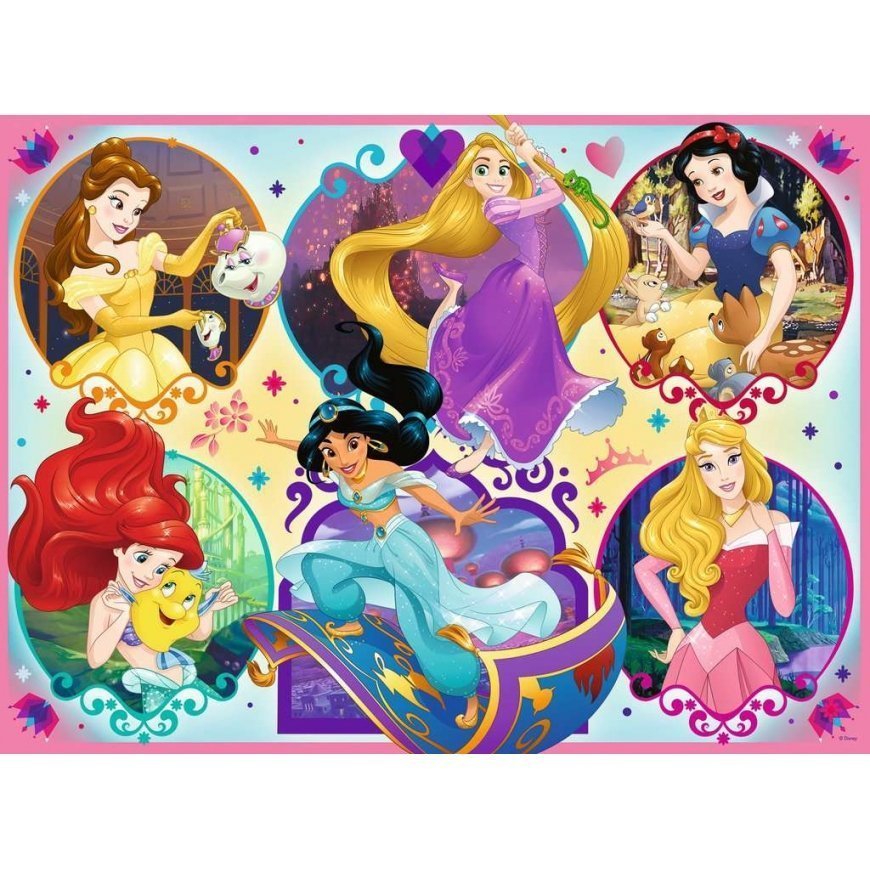 Ravensburger Be Strong, Be You Dėlionė 100 vnt Animaciniai filmai – 2