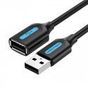 USB 2.0 male to female extension cable Vention CBIBJ 5m Black PVC USB 2.0 male to female extension cable Vention CBIBJ 5m Black PVC
