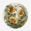 luca S Counted Cross Stitch Kit with Bow Included Sunflower SBC202 luca S Counted Cross Stitch Kit with Bow Included Sunflower SBC202