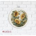 luca S Counted Cross Stitch Kit with Bow Included Sunflower SBC202 luca S Counted Cross Stitch Kit with Bow Included Sunflower SBC202