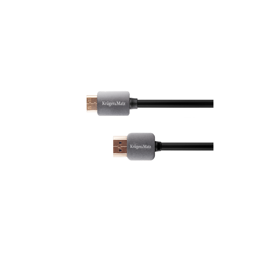 Kruger & Matz HDMI – miniHDMI kabelis (A-C) 1.8m – 3