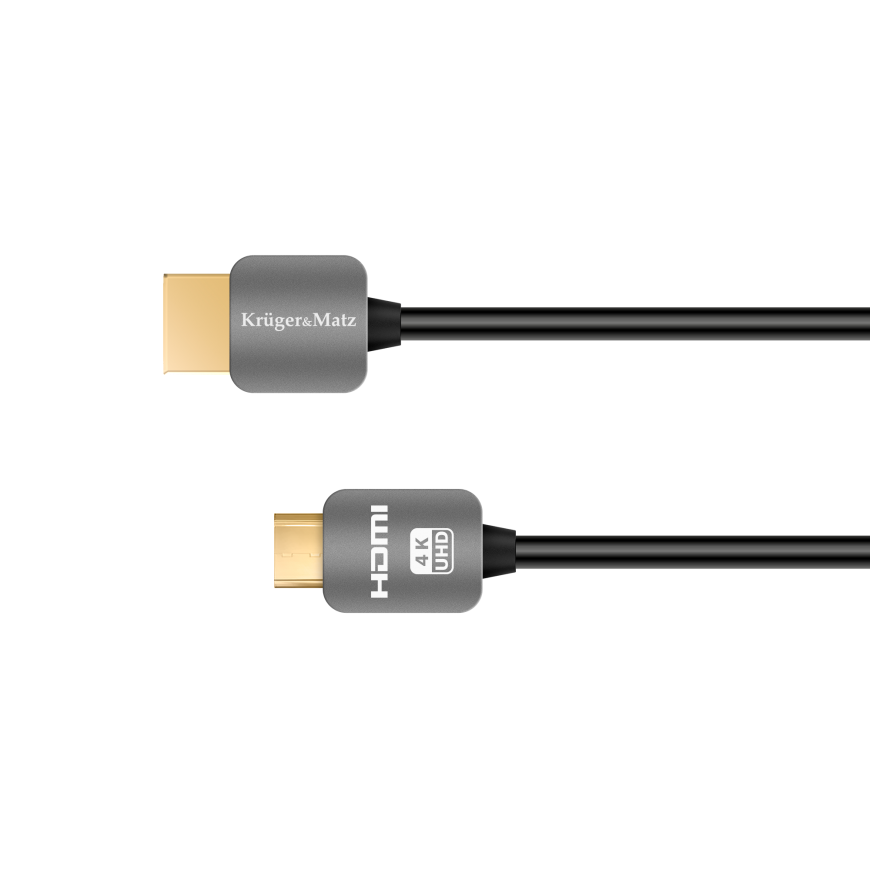 Kruger & Matz HDMI – miniHDMI kabelis (A-C) 1.8m – 5