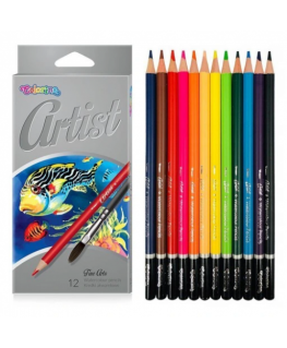 Colorino Artist Watercolour pencils 12 colours and brush