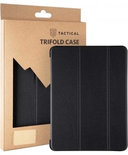 Tactical Book Tri sulankstomas dėklas, skirtas Samsung X710/X716 Galaxy Tab S9 Juodas