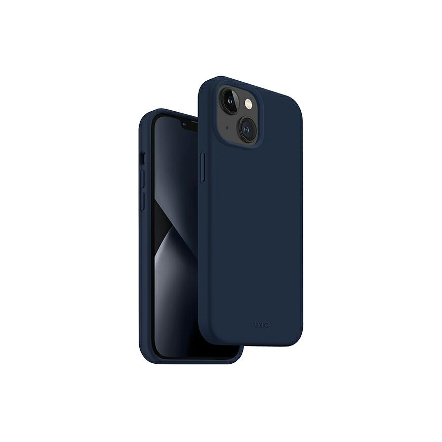 Uniq Unikalus dėklas Lino iPhone 14 Plus 6,7" mėlynas/jūrinis mėlynas – 2