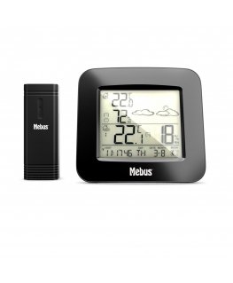 Mebus 40715 Funk-Wetterstation Черный Аккумулятор