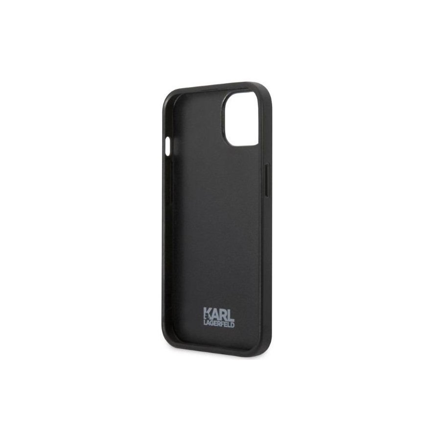 Karl Lagerfeld KLHCP13SPMNIKPI iPhone 13 mini 5.4" Hard Case Red/Red Monogram Icon Patch – 5