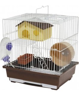 Panama Pet cage for rodents 30x23x31 cm white and/blue