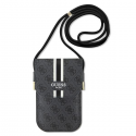 Case Guess bag for phone GUOWBP4RPSK black Wallet 4G Stripes