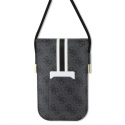 Case Guess bag for phone GUOWBP4RPSK black Wallet 4G Stripes