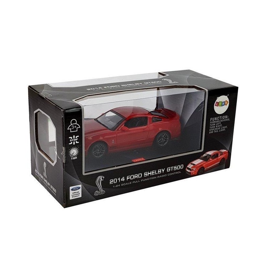 Lean Radijo bangomis valdomas automobilis Ford Shelby raudonas – 4