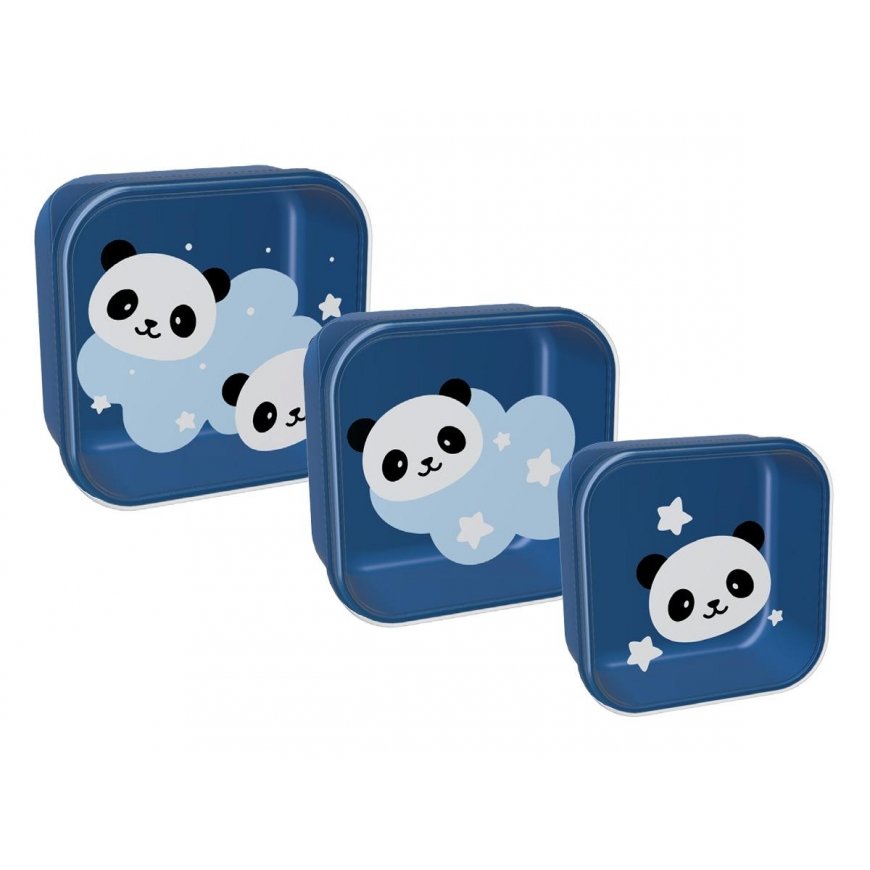 Priešpiečių dėžučių rinkinys Itotal Panda, 3vnt./pak.