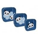 Priešpiečių dėžučių rinkinys Itotal Panda, 3vnt./pak.