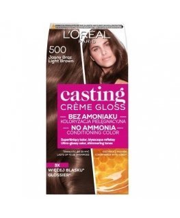 L'Oreal Casting Creme Gloss Color kremas Nr.500 Šviesiai ruda