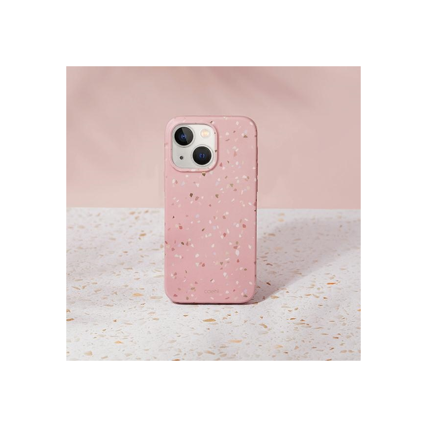 Uniq Case UNIQ Coehl Terrazzo Apple iPhone 14 pink/coral pink – 3