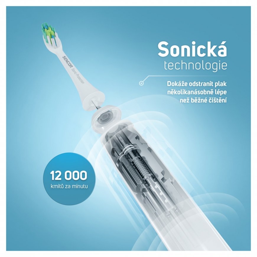 Electric toothbrush for children Sencor SOC0810BL, blue – 4