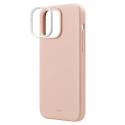 Uniq Unikalus dėklas Lino iPhone 14 Pro 6.1" rožinės/rožinės spalvos skaistalai