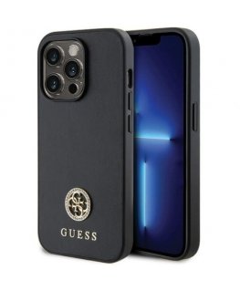 Guess GUHCP15LPS4DGPK iPhone 15 Pro 6.1" czarny|black hardcase S