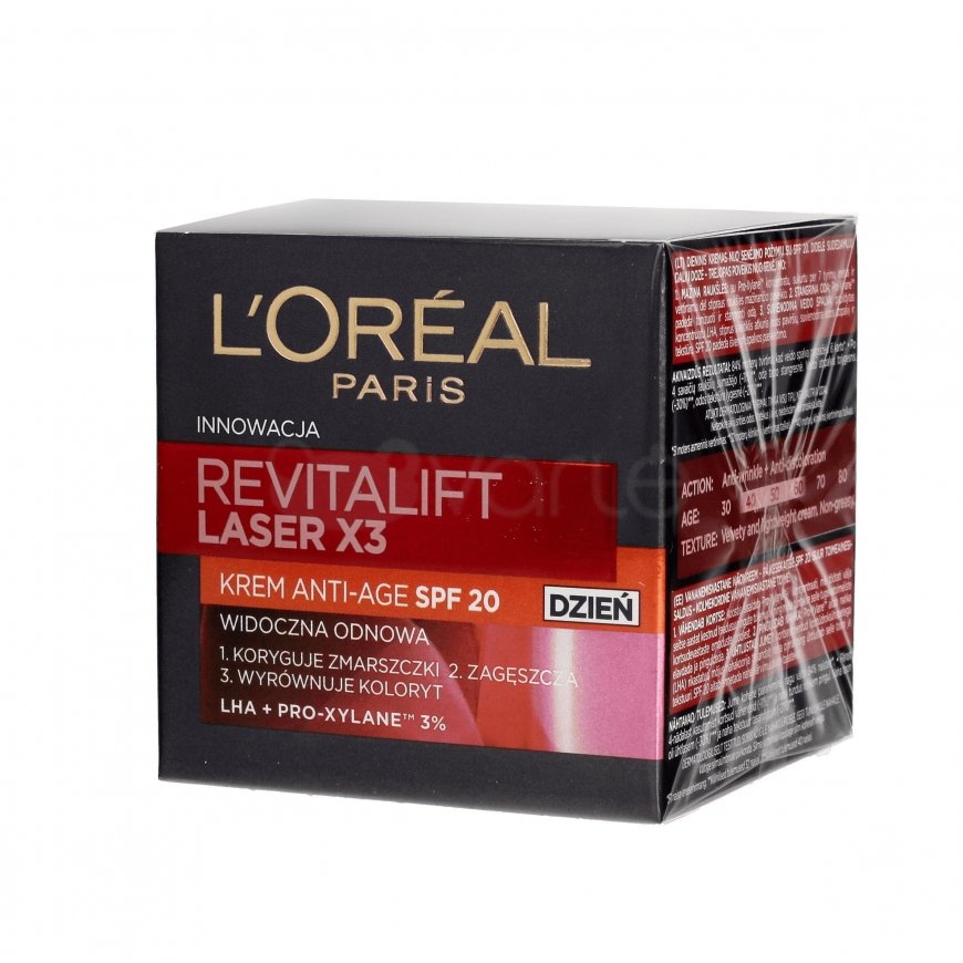 L'Oreal L&39Oreal Paris kremas nuo raukšlių Revitalift lazerinis X3 SPF20 dieninis 50 ml – 2