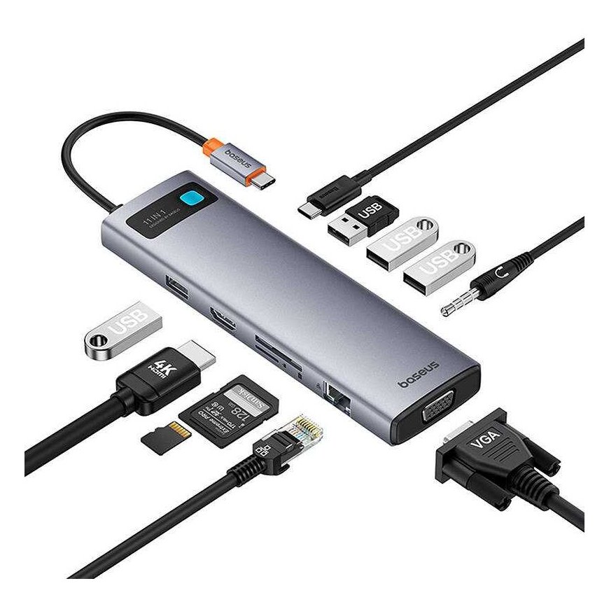 Baseus Hub 11in1 Baseus StarJoy Metal