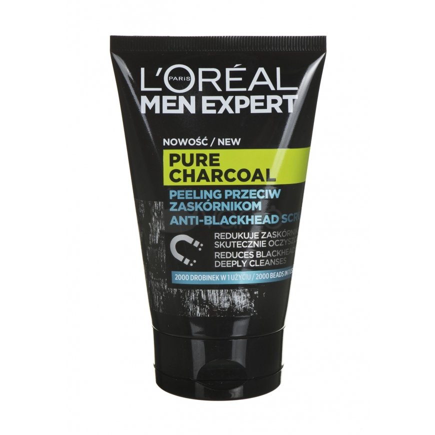 L'Oréal Men Expert Pure Charcoal face scrub against blackheads 100ml – 2